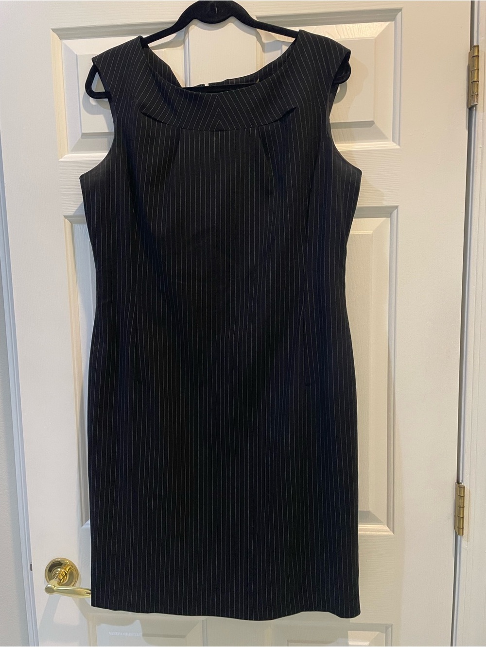 Calvin Klein Black Pinstripe Dress size 14 - Picture 7 of 7